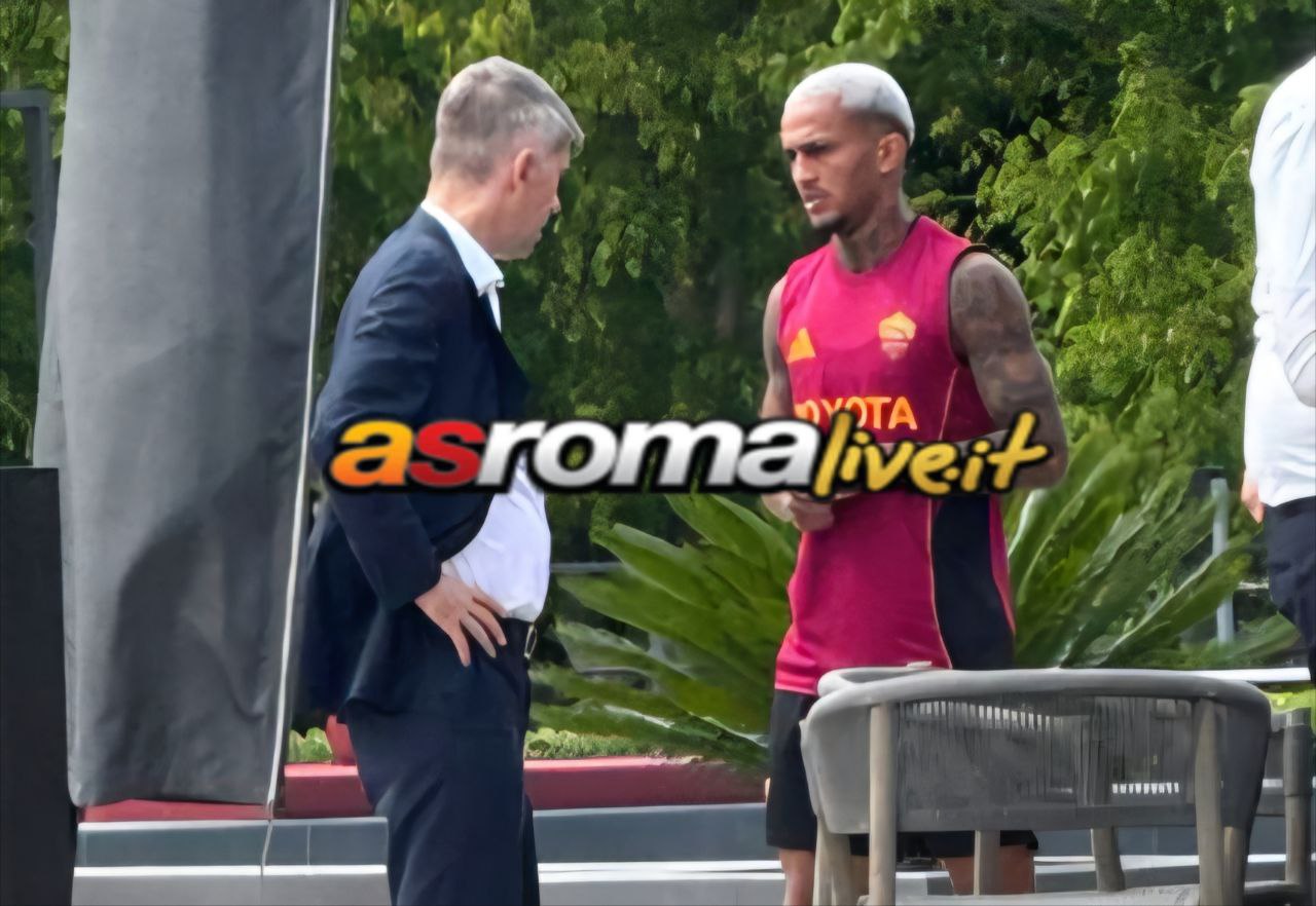 Wesley a colloquio con Massara