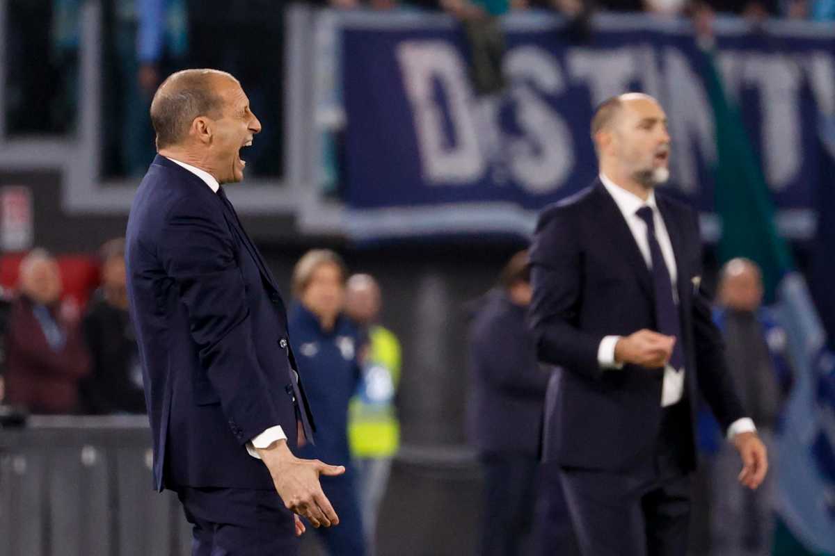 Allegri e Tudor in panchina