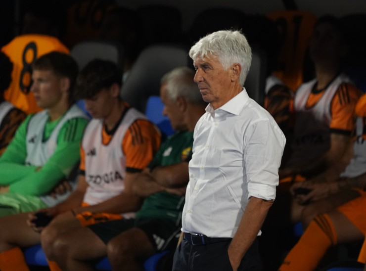 Gian Piero Gasperini durante Pisa-Roma