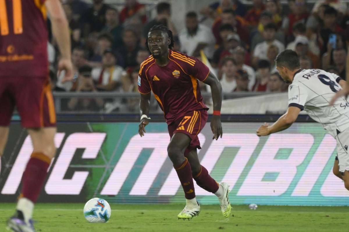 Konè in azione all'Olimpico