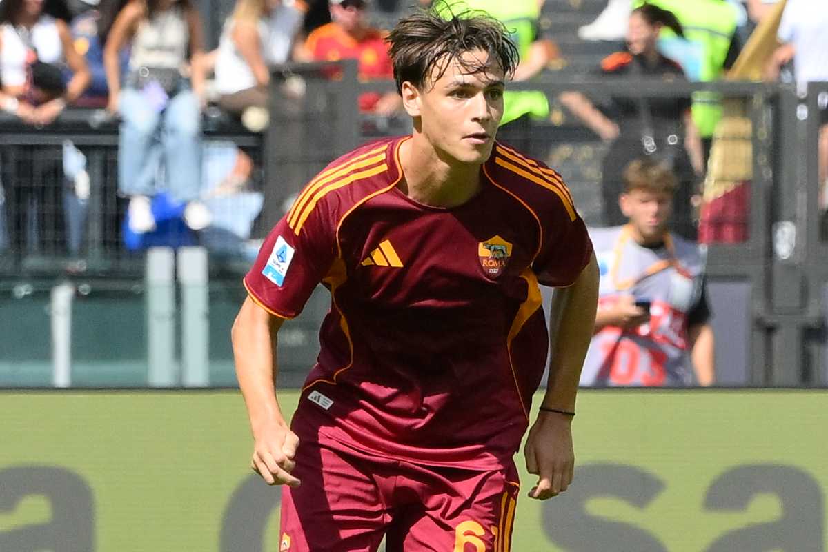 Pisilli in azione durante Lazio-Roma