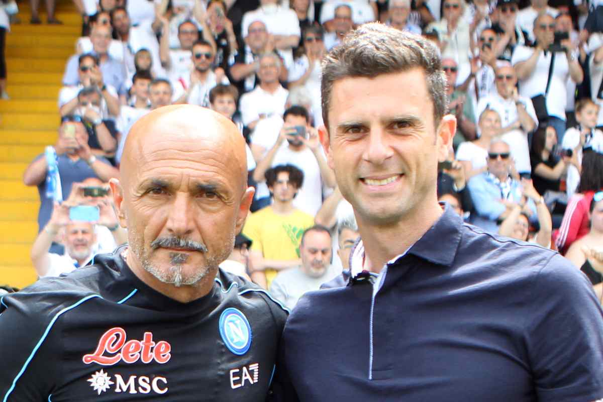 Spalletti e Thiago Motta insieme
