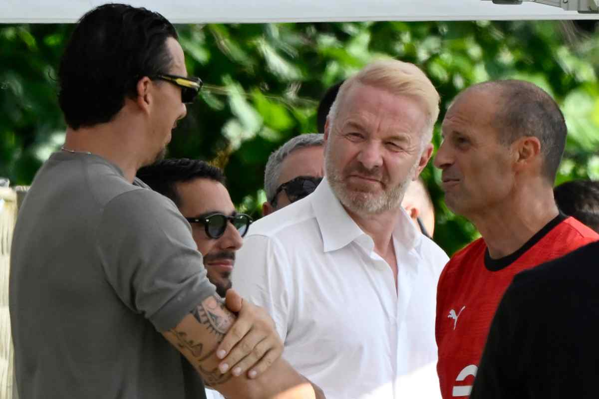 Tare a colloquio con Allegri e Ibra