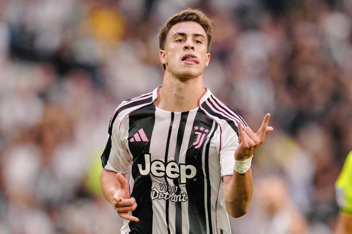 Yildiz esulta dopo il gol all'Inter