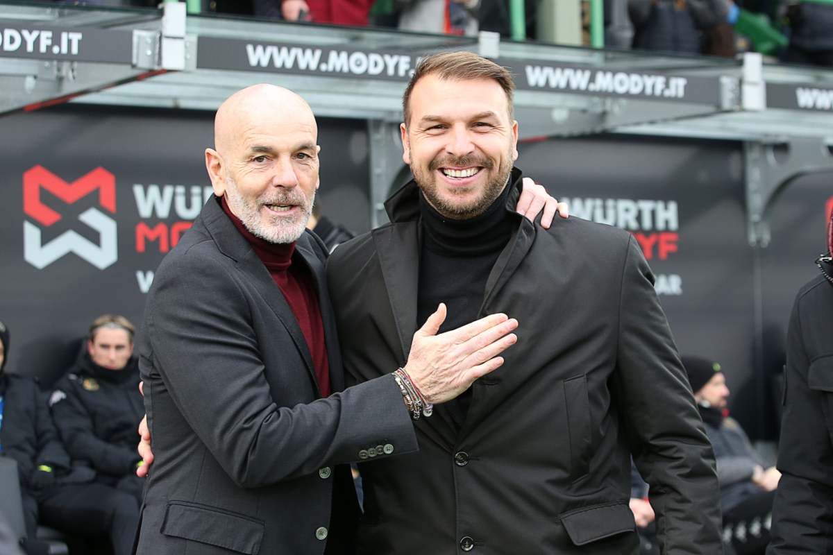 Zanetti e Pioli prima di una gara 