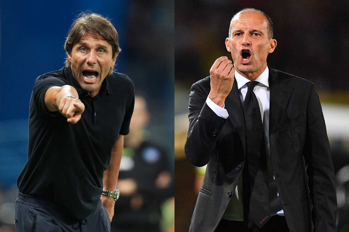 Conte e Allegri urlano