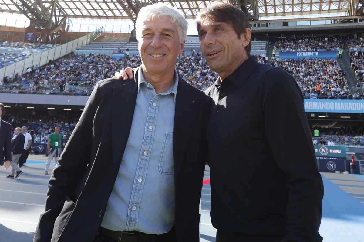 Conte e Gasperini si salutano