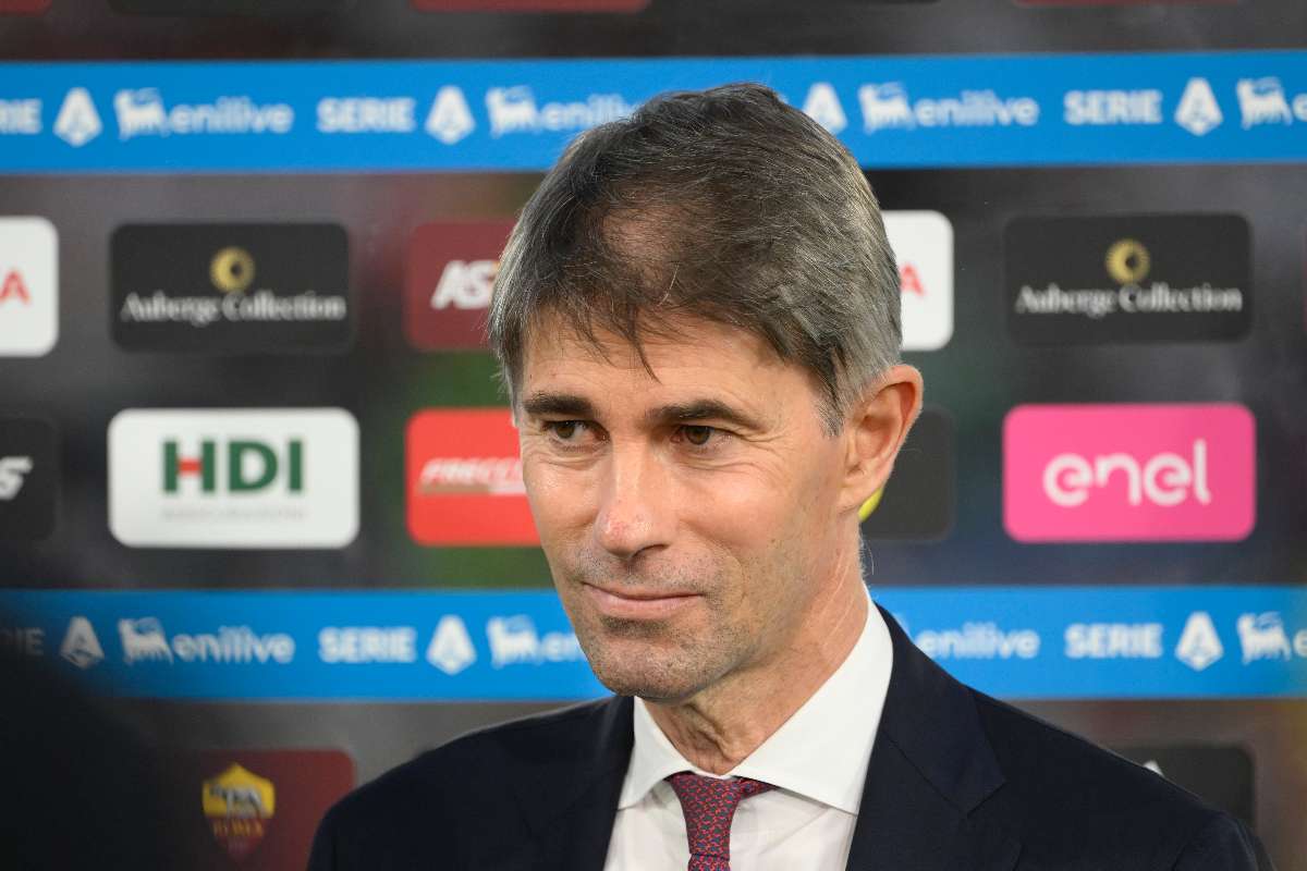 Il direttore sportivo della Roma, Frederic Massara