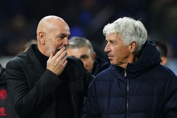 Pioli e Gasperini a colloquio