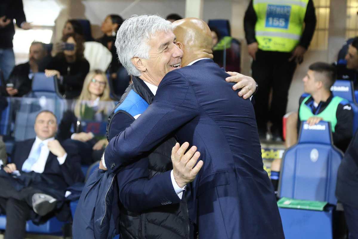 Gasperini e Spalletti si salutano