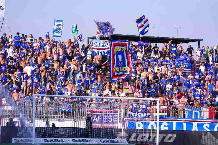 I tifosi della Sampdoria a Monza