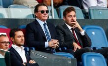 Dan e Ryan Friedkin allo stadio Olimpico