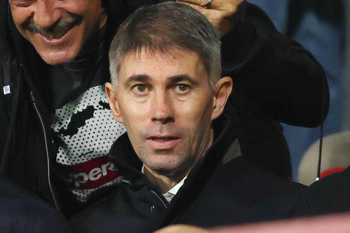 Frederic Massara in tribuna