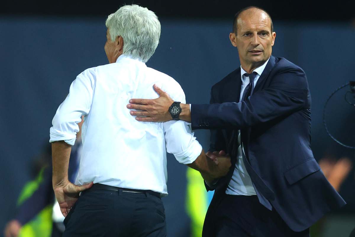 Gasperini e Allegri si salutano