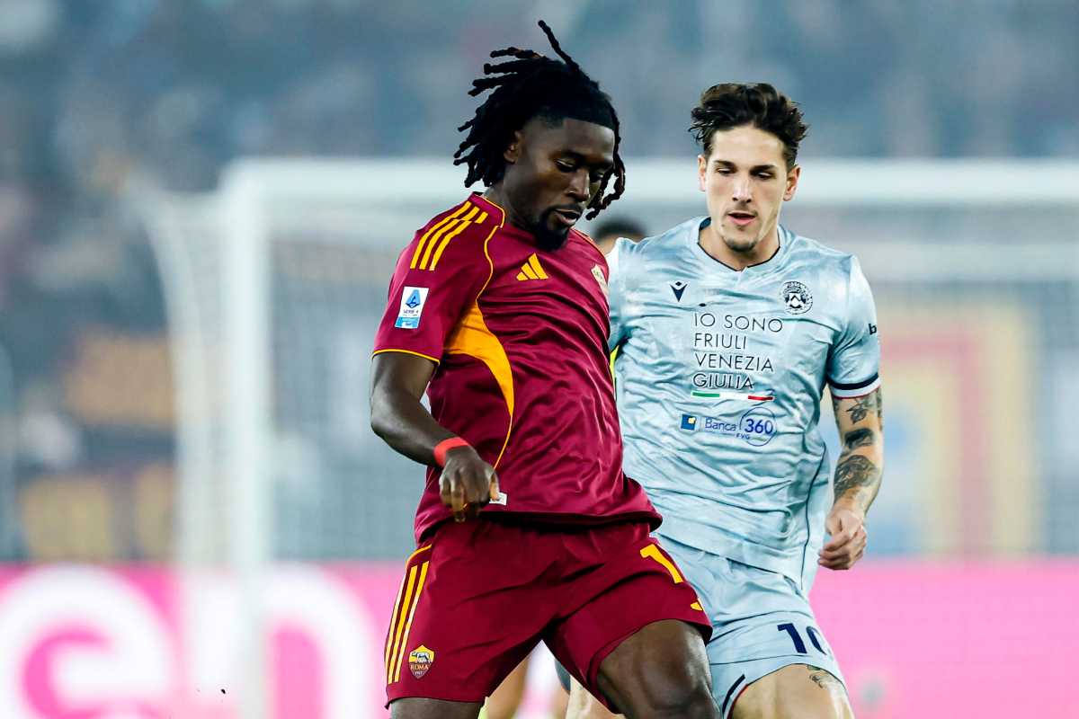 Manu Koné in azione contro Zaniolo