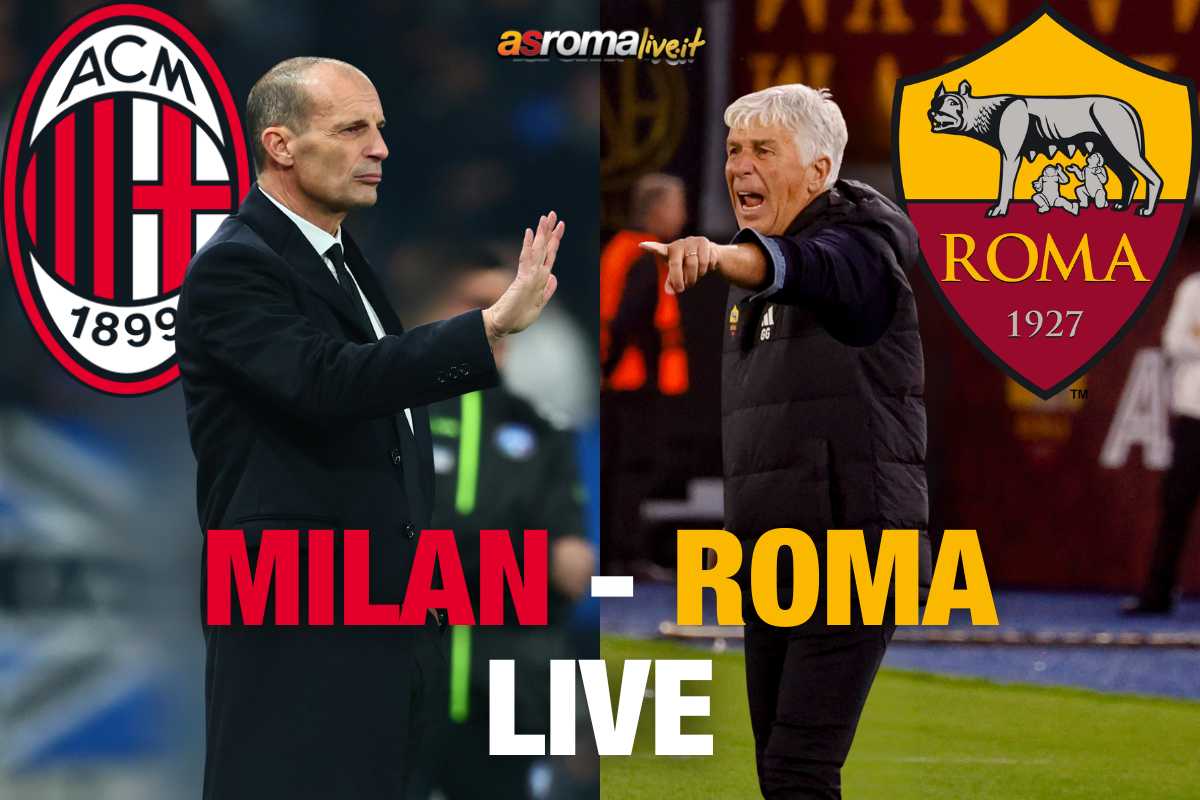 Allegri e Gasperini, Milan-Roma