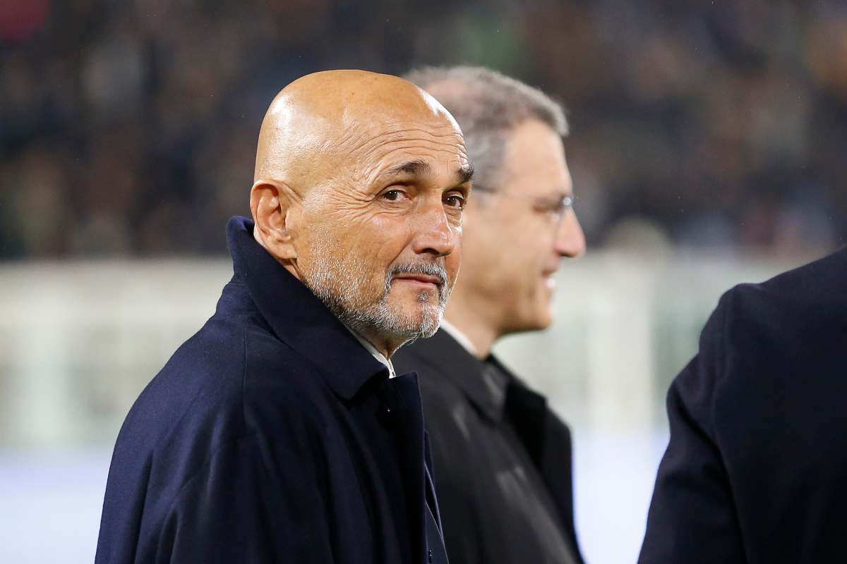 Luciano Spalletti e Damien Comolli nel prepartita