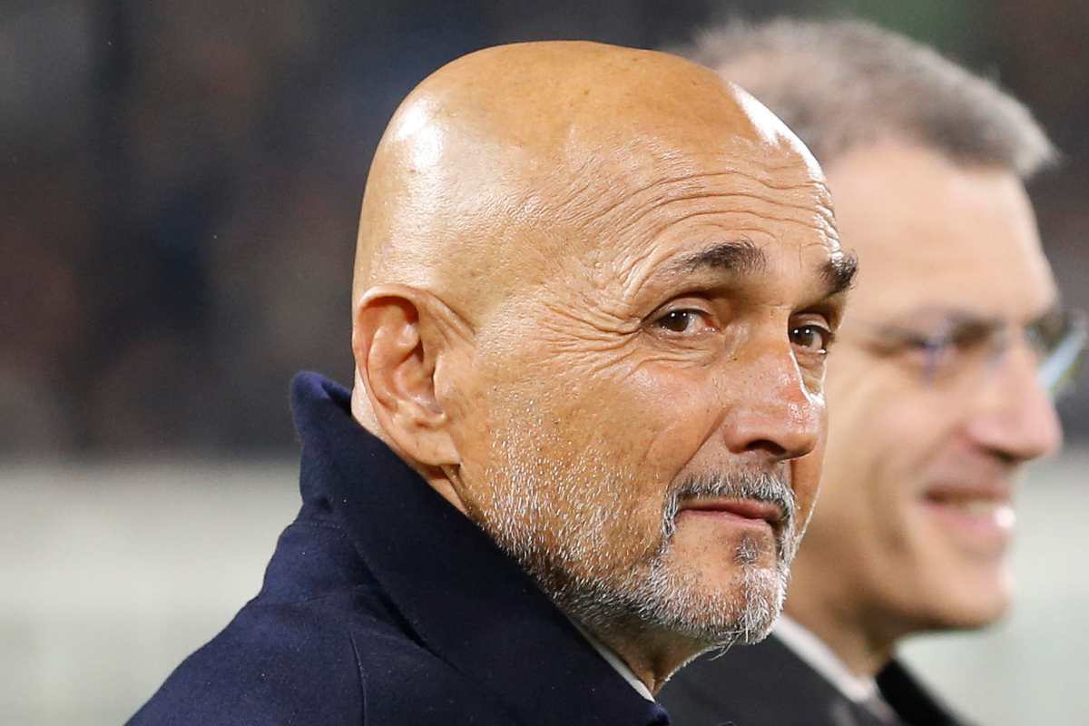 Spalletti e Comolli a bordo campo