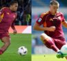 Bailey e Ferguson con la maglia della Roma