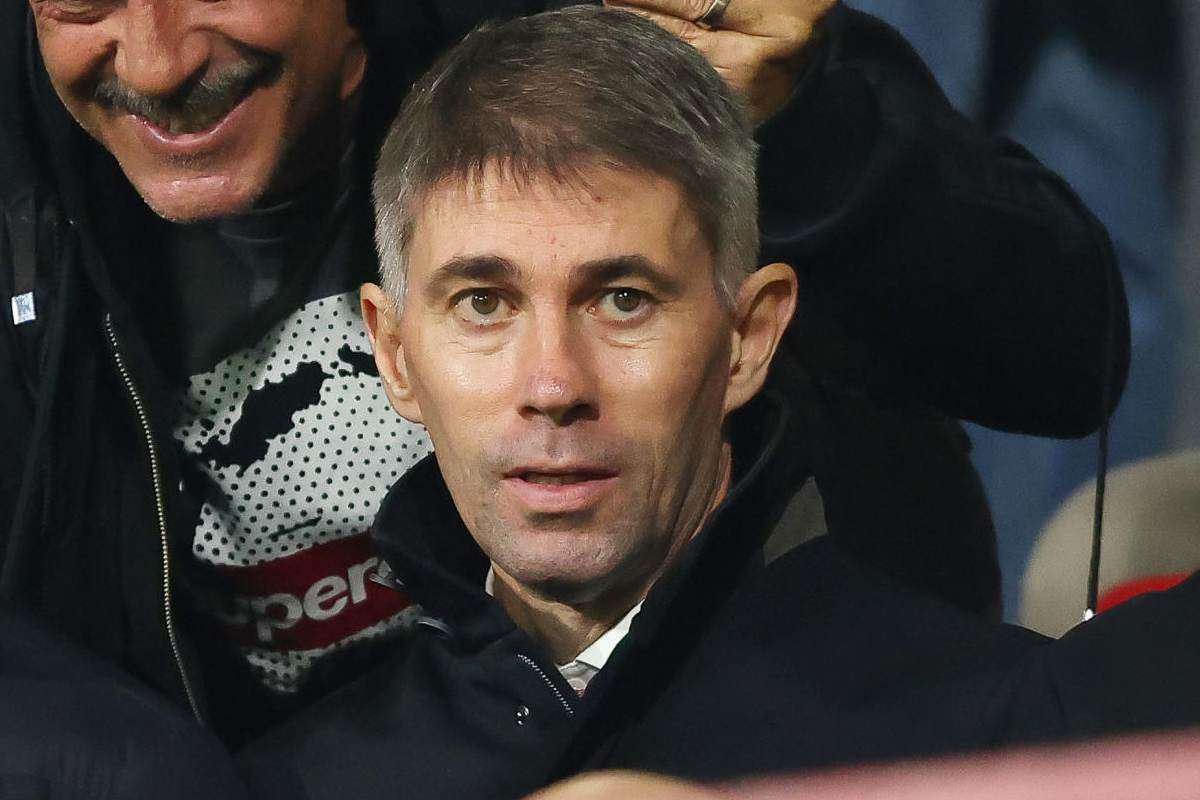 Frederic Massara in tribuna