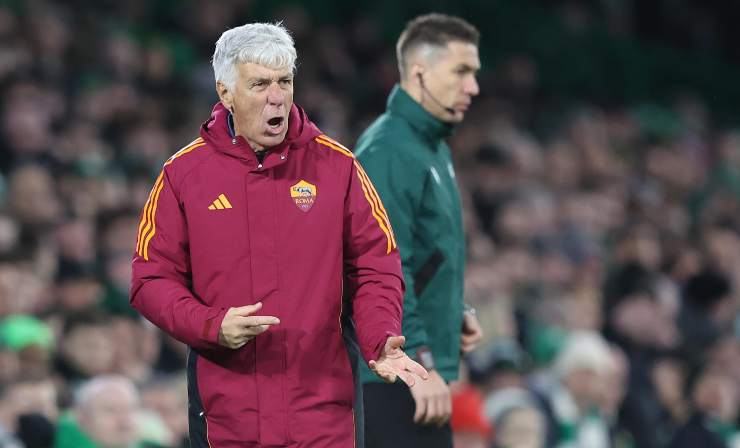 Gasperini incita la squadra