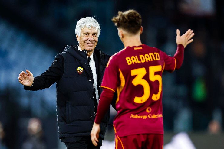 Baldanzi e Gasperini si salutano