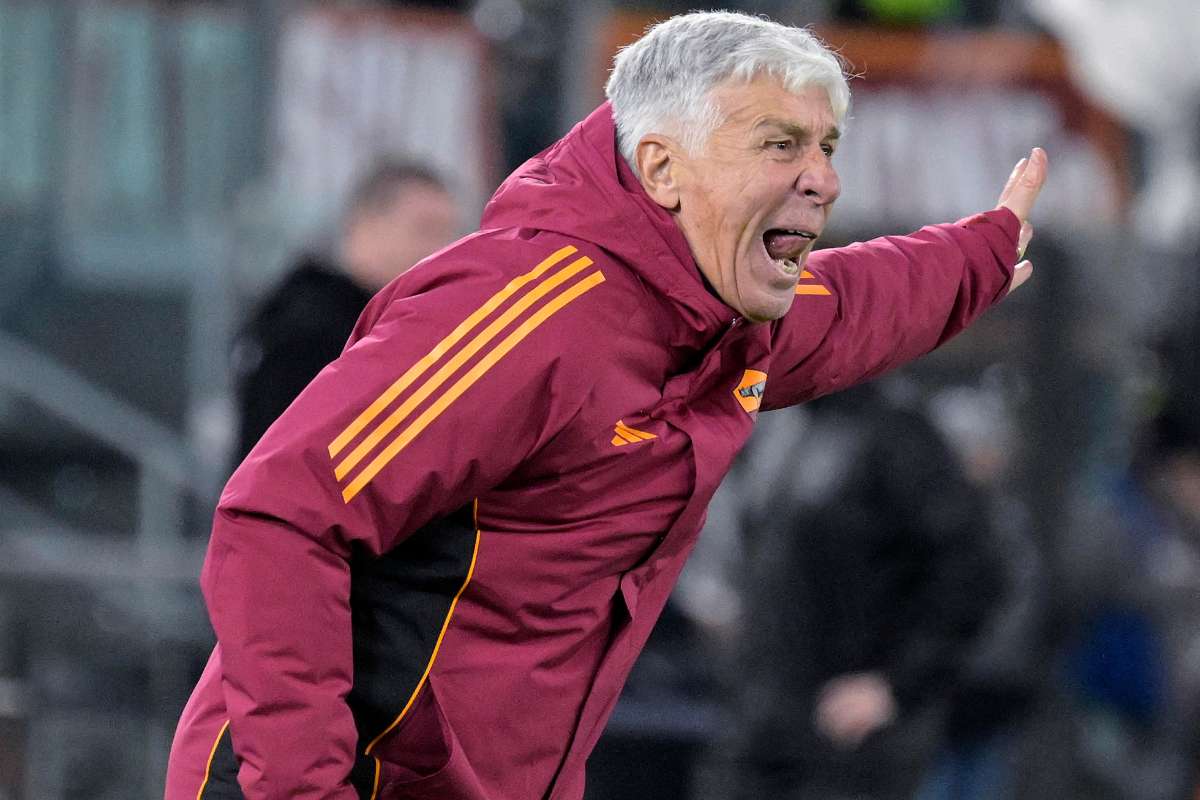 Gian Piero Gasperini furioso in panchina