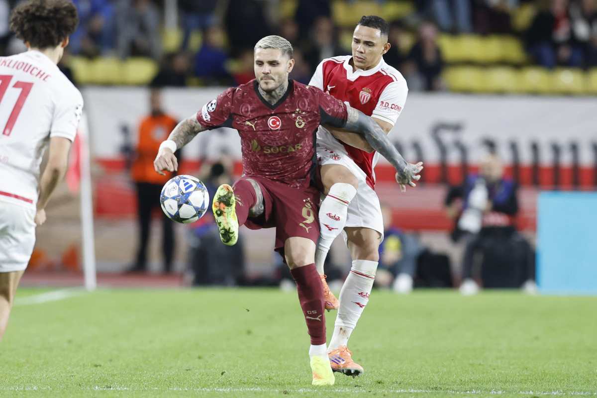 Mauro Icardi durante Monaco-Galatasaray