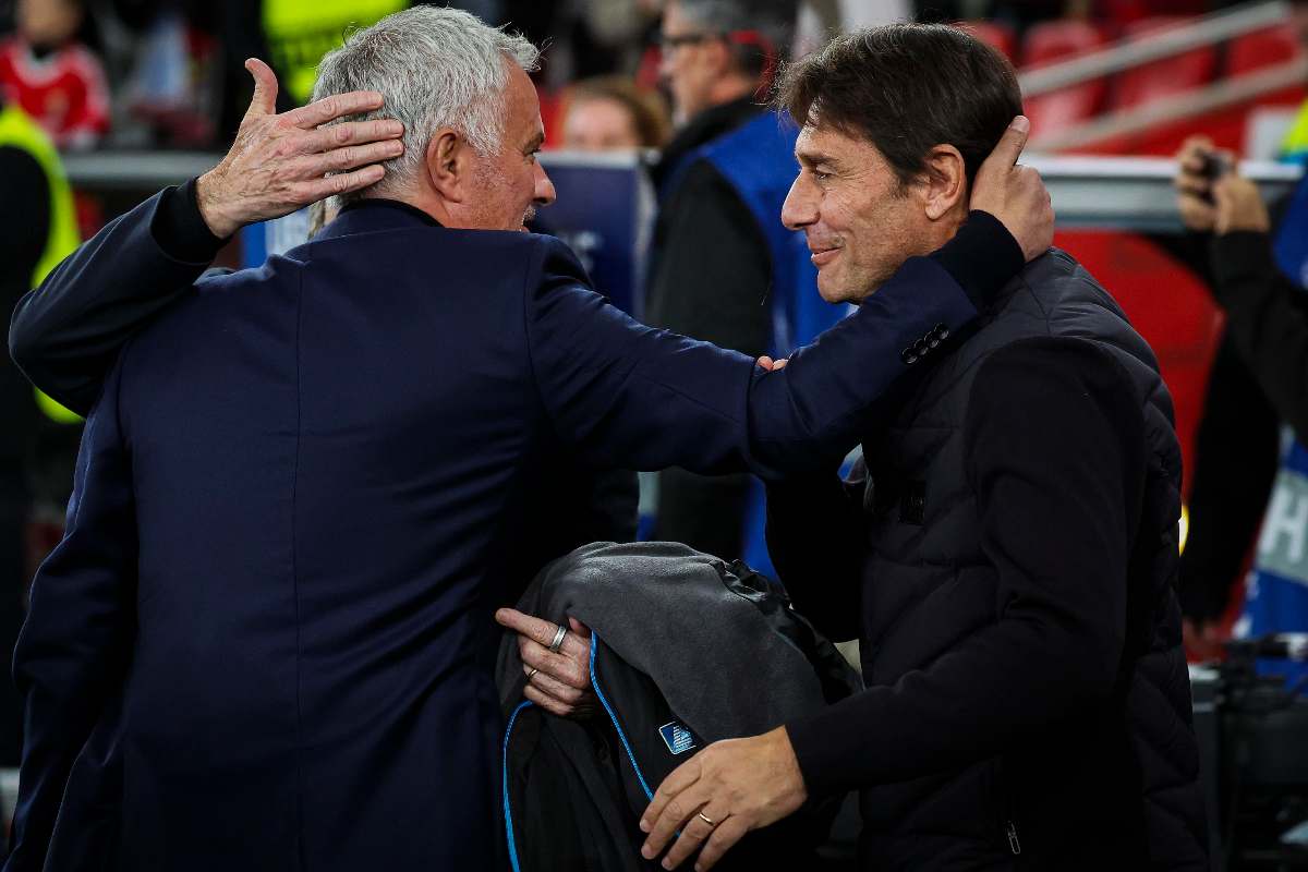 Mourinho e Conte si salutano