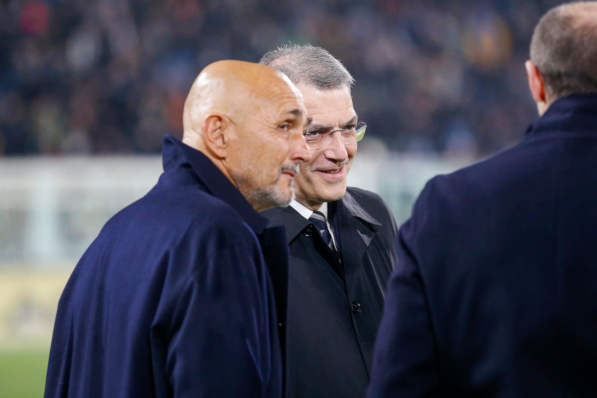 Spalletti e Comolli a colloquio