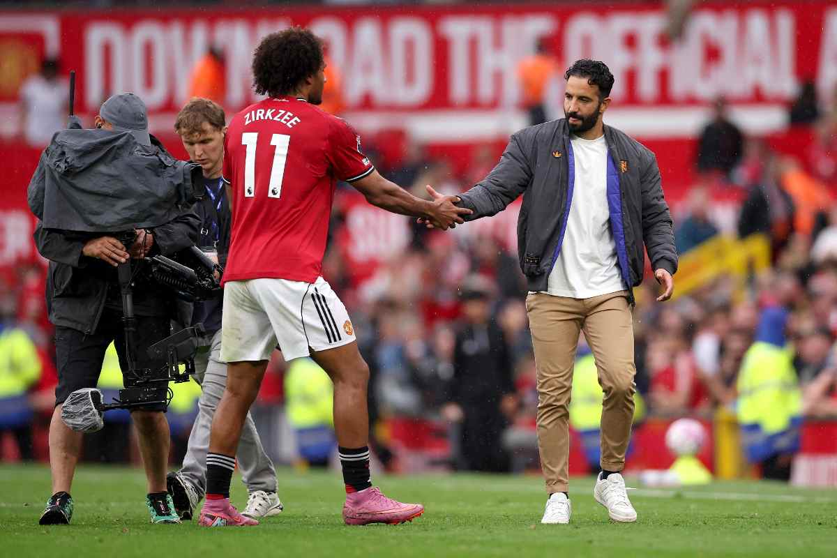 Zirkzee e Amorim si salutano