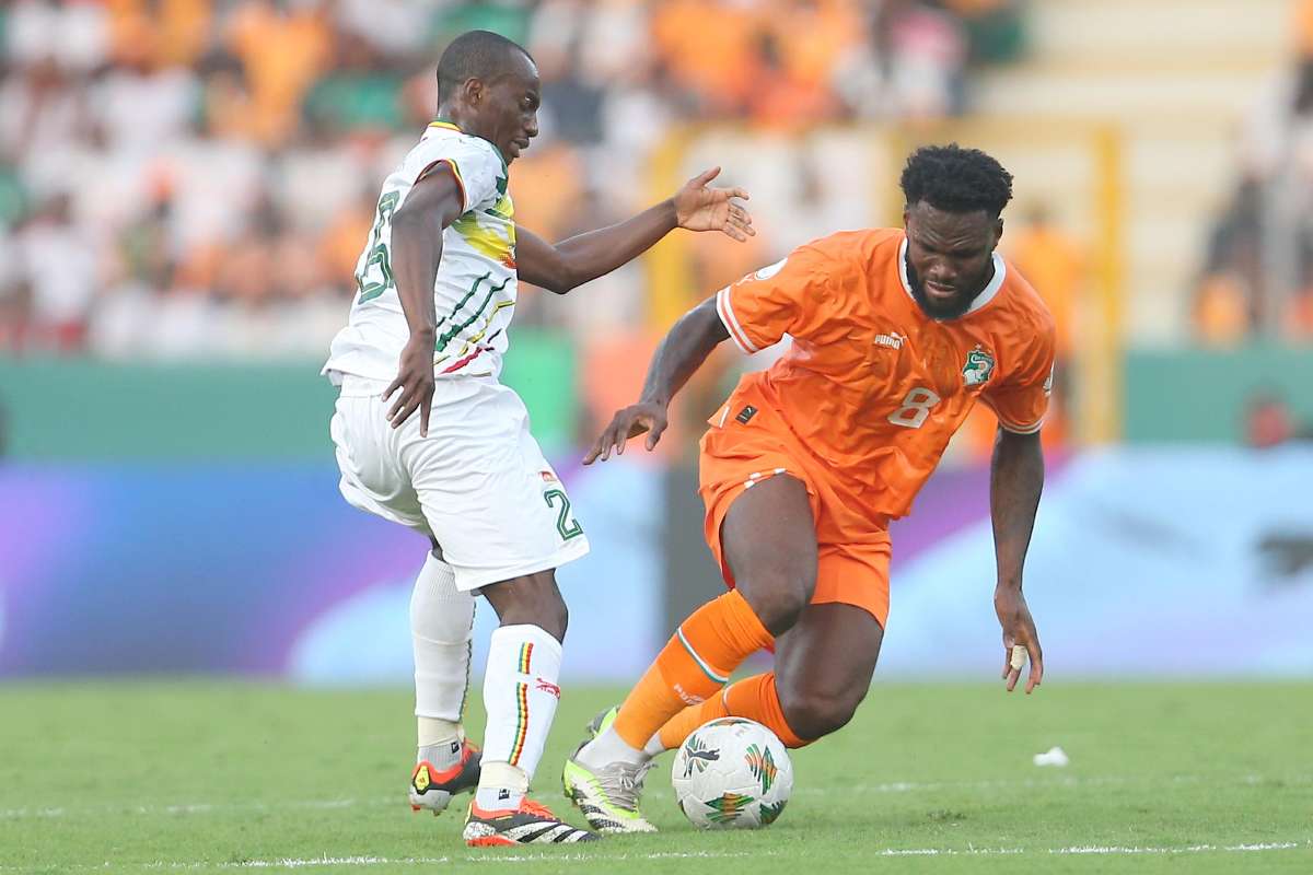 Franck Kessié in azione in Coppa d'Africa