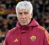 Gian Piero Gasperini serioso a bordo campo
