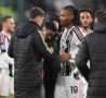 Giocatori della Juventus a fine match