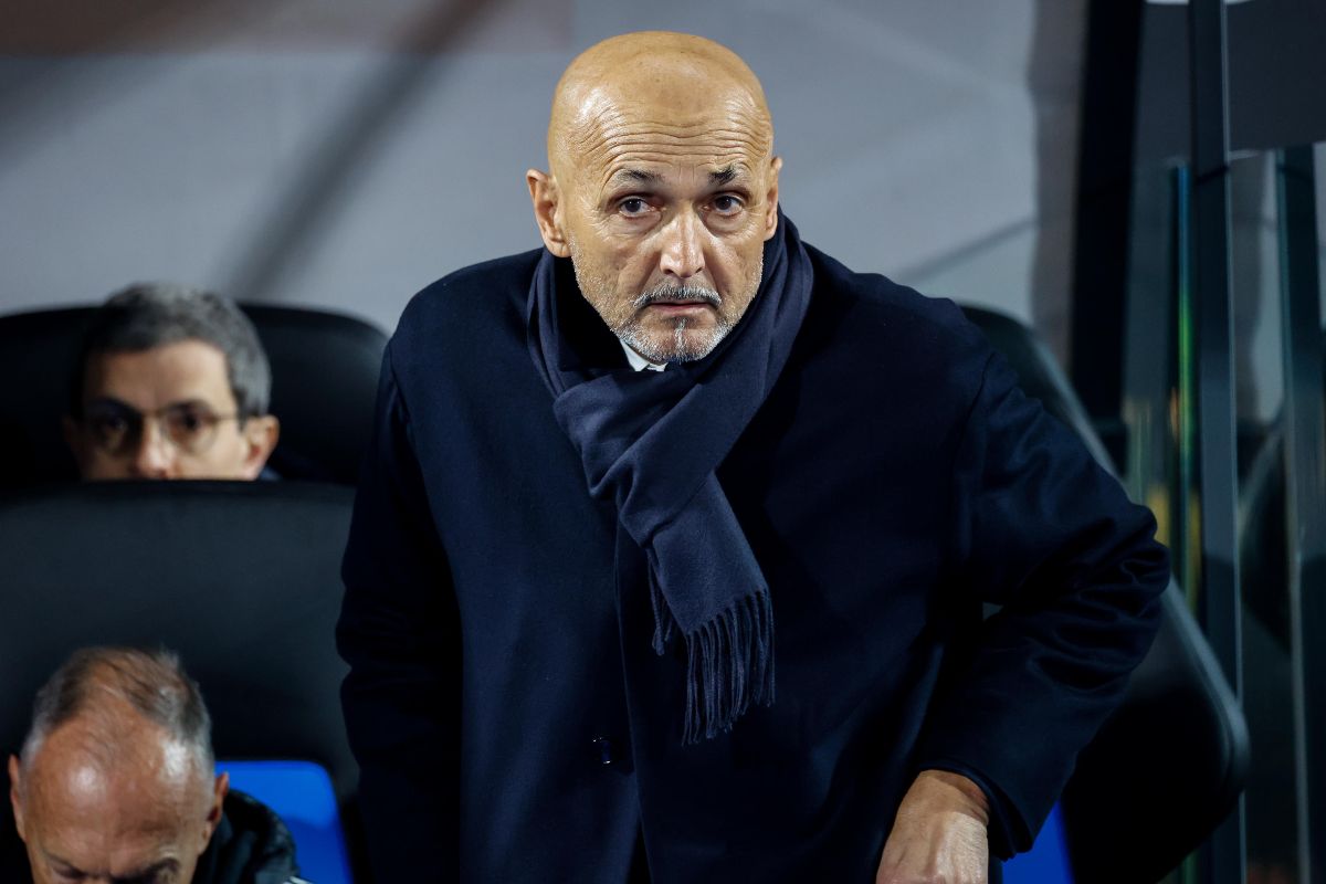 Luciano Spalletti incredulo in panchina