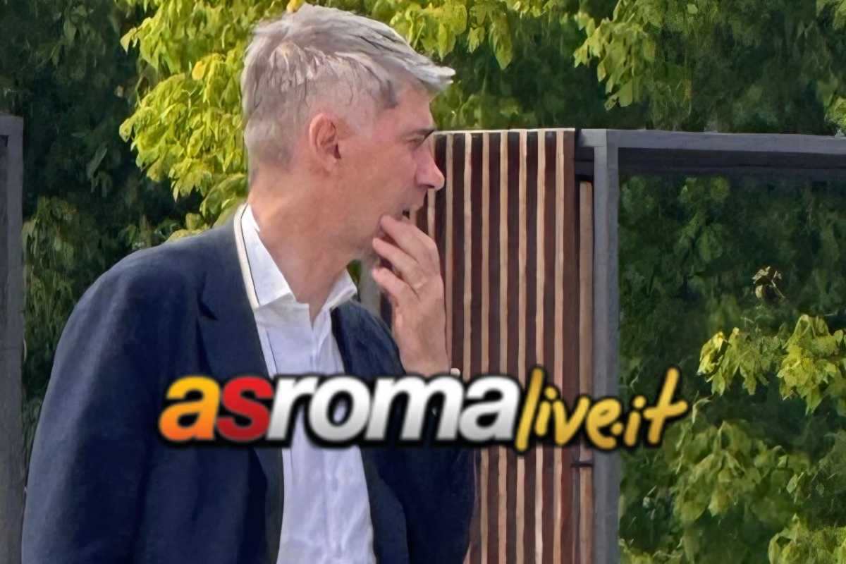 Frederic Massara perplesso a Trigoria