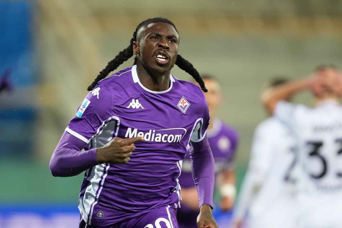 Moise Kean sfoga tutta la sua esultanza