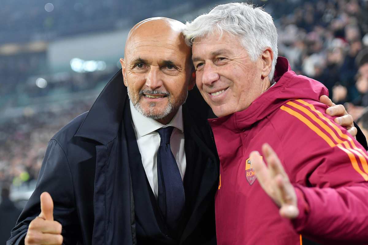 Spalletti e Gasperini in panchina