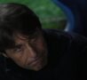 Antonio Conte preoccupato in panchina