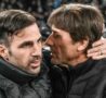 Fabregas e Conte si abbracciano