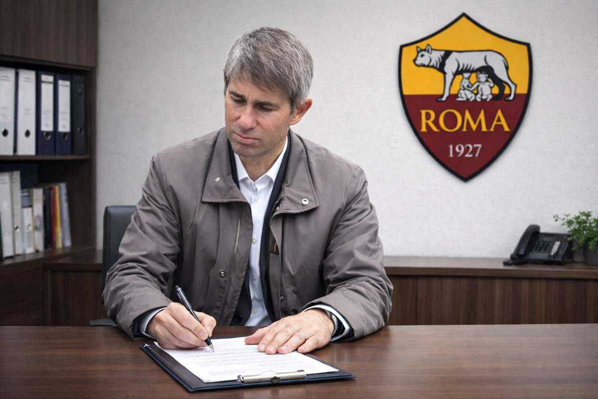 Frederic Massara firma un contratto