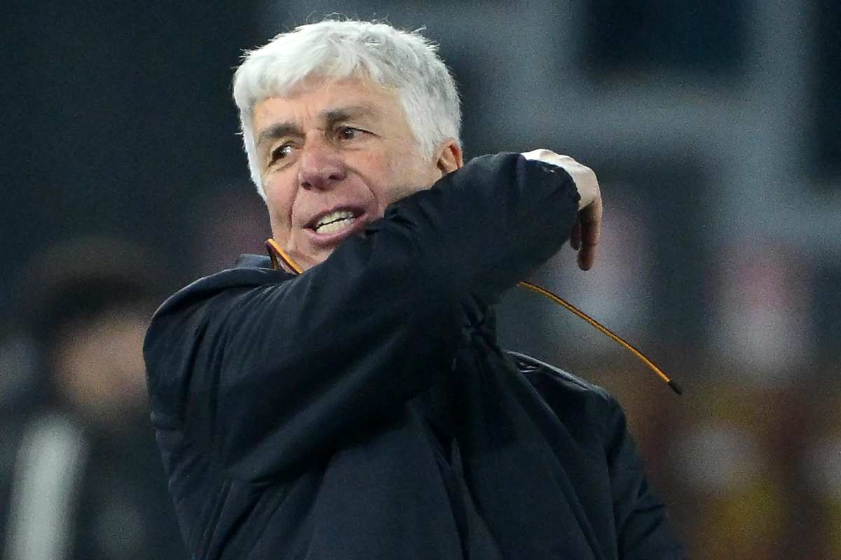 Gasperini si infuria in panchina