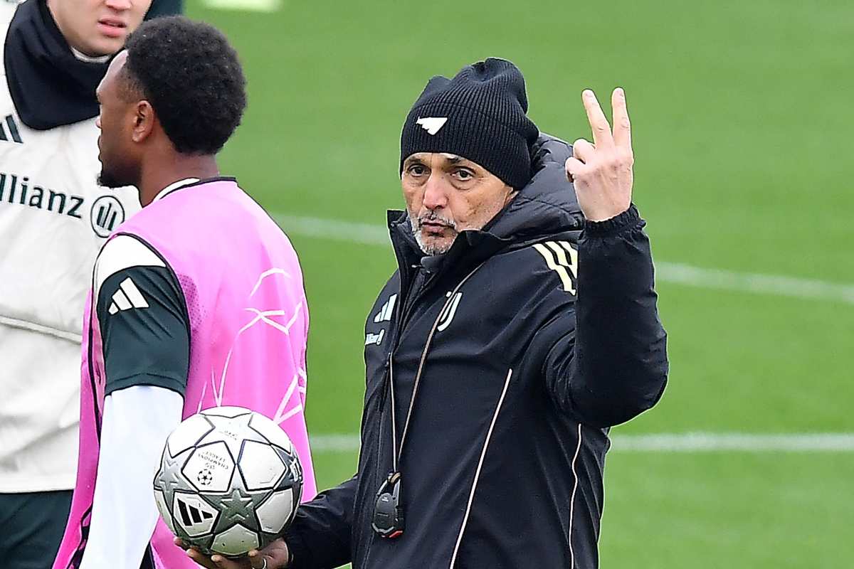 Luciano Spalletti in allenamento