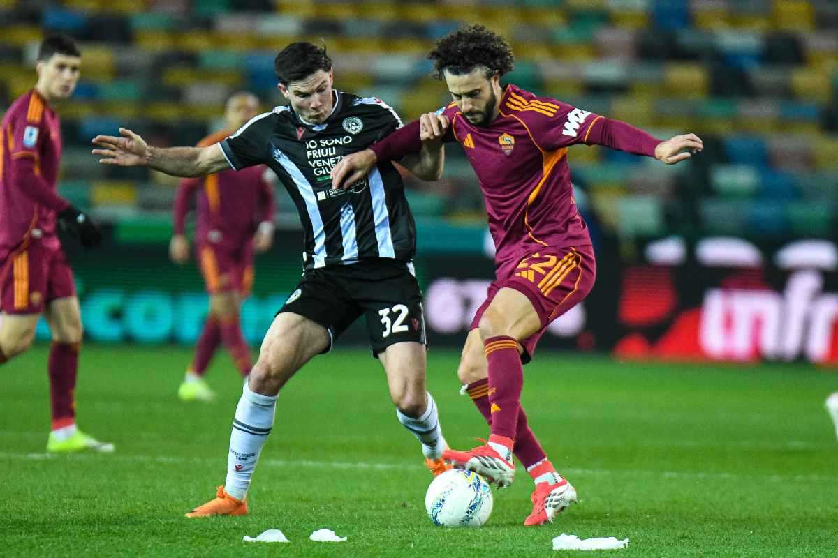 Mario Hermoso durante Roma-Udinese