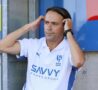 L'allenatore dell'Al-Hilal, Simone Inzaghi, perplesso in panchina