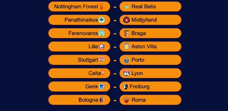 La simulazione degli ottavi di finale di Europa League