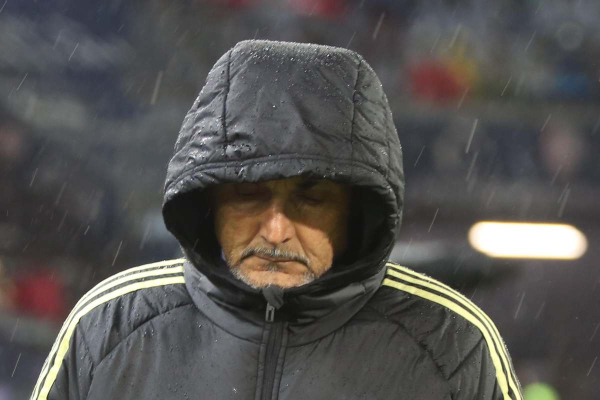 Spalletti contrariato a fine match
