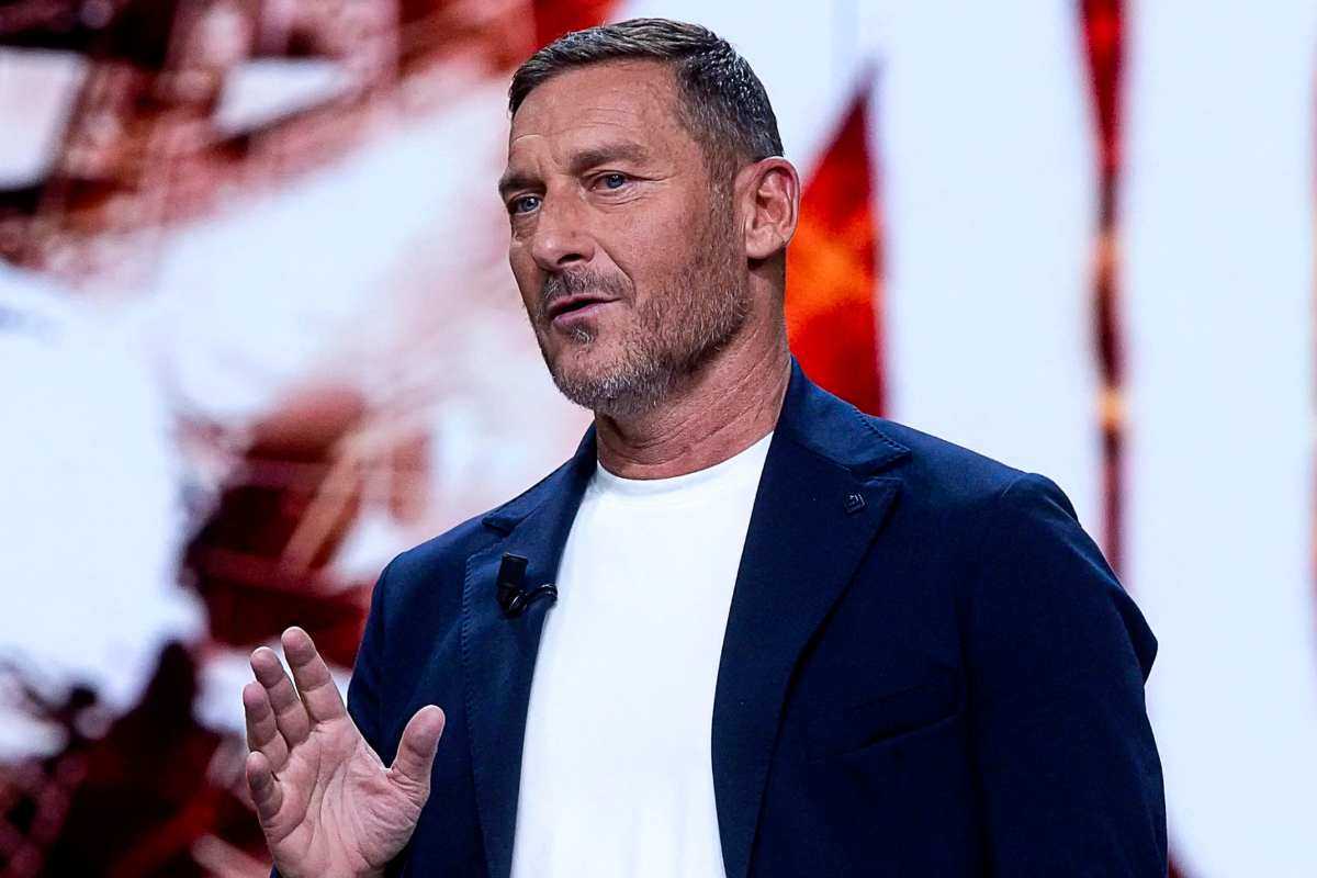 Francesco Totti saluta il pubblico