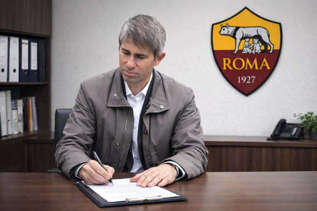Massara firma a Trigoria