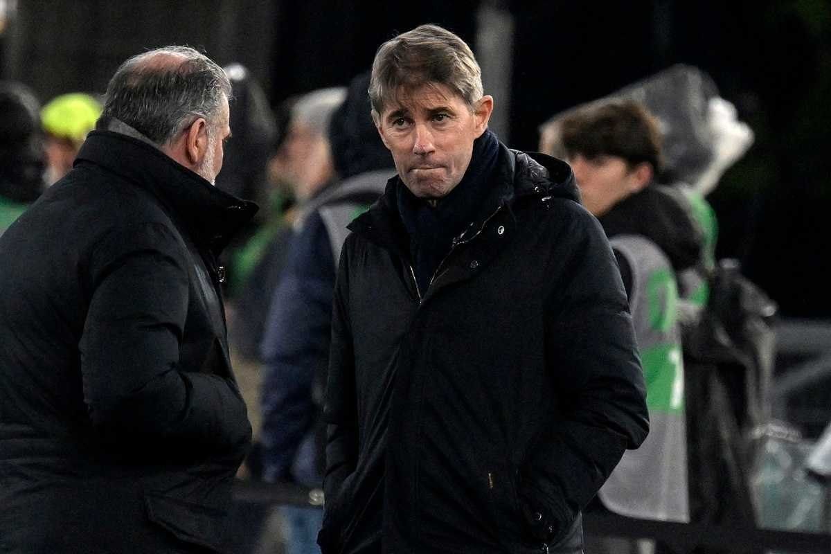 Il direttore sportivo della Roma, Frederic Massara